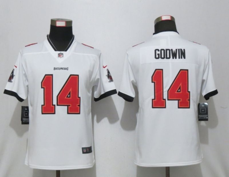 Tampa Bay Buccaneers Chris Godwin #14 Nfl 2020 White Jersey