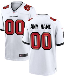 Tampa Bay Buccaneers Custom Game Jersey White Custom Jerseys Nfl