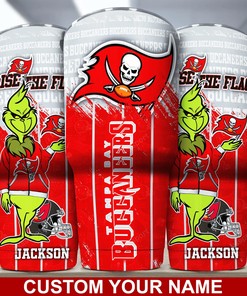Tampa Bay Buccaneers Custom Name Tumbler - Perfect Gift for Fans