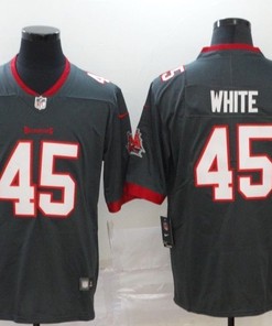 Tampa Bay Buccaneers Devin White #45 Nfl 2020 Grey Jersey