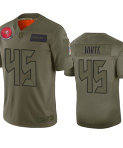 Tampa Bay Buccaneers Devin White Camo 2019 Salute To Service Limited Jersey