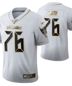 Tampa Bay Buccaneers Donovan Smith 76 2021 Nfl Golden Brandedition White Jersey Gift For Buccaneers Fans