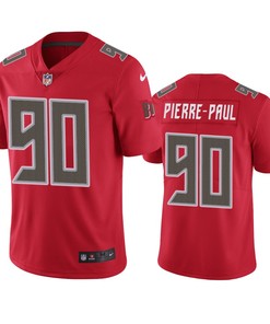 Tampa Bay Buccaneers Jason Pierre-paul Red Nike Color Rush Limited Jersey