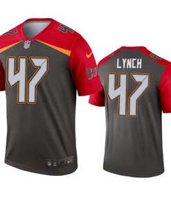 Tampa Bay Buccaneers John Lynch Pewter Inverted Legend Jersey