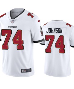 Tampa Bay Buccaneers Johnson 74 White Vapor Limited Jersey