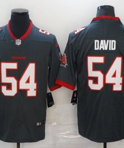 Tampa Bay Buccaneers Lavonte David #54 Nfl 2020 Grey Jersey