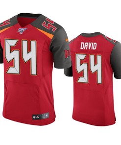 Tampa Bay Buccaneers Lavonte David Red 100th Season Vapor Elite Jersey