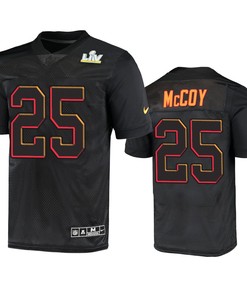 Tampa Bay Buccaneers Lesean Mccoy Super Bowl Lv Black Limited Jersey