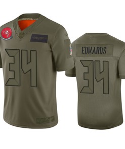 Tampa Bay Buccaneers Mike Edwards Camo 2019 Salute To Service Limited Jersey