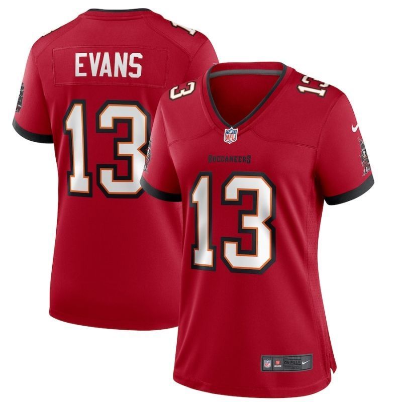 Tampa Bay Buccaneers Mike Evans #13 Nfl 2020 Crimson Jersey