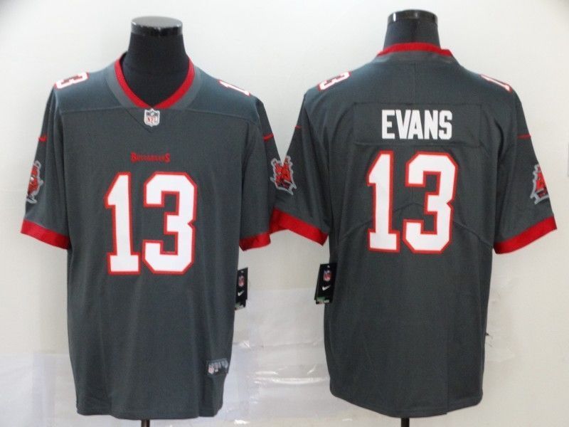 Tampa Bay Buccaneers Mike Evans #13 Nfl 2020 Grey Jersey