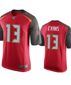Tampa Bay Buccaneers Mike Evans Red 100th Season Game Jersey