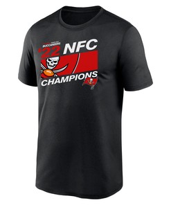 Tampa Bay Buccaneers NFC Champions Iconic Black Men T-Shirt