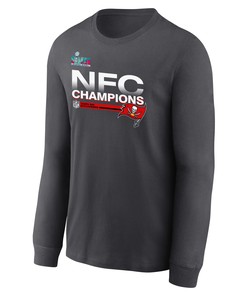 Tampa Bay Buccaneers NFC Champions Locker Room Trophy Collection Dark Heather Sweatshirt