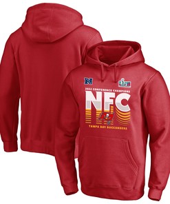 Tampa Bay Buccaneers NFC Conference Champions Red Pullover Hoodie