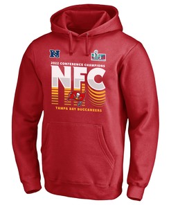 Tampa Bay Buccaneers NFC Conference Champions Red Pullover Hoodie