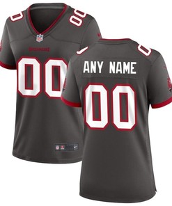 Tampa Bay Buccaneers Nfl 2020 New Arrival Personalized Custom Brown Womens Jersey