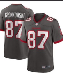 Tampa Bay Buccaneers Rob Gronkowski #87 Nfl 2020 Brown Jersey