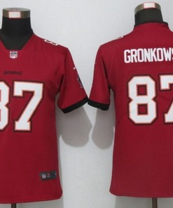 Tampa Bay Buccaneers Rob Gronkowski #87 Nfl 2020 Red Jersey