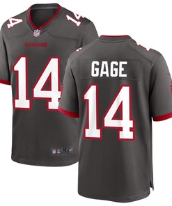 Tampa Bay Buccaneers Russell Gage 14 Alternate Game Jersey - Pewter Jersey