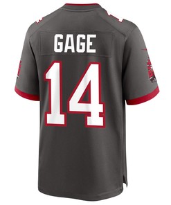 Tampa Bay Buccaneers Russell Gage 14 Alternate Game Jersey - Pewter Jersey