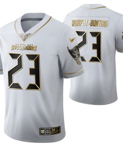 Tampa Bay Buccaneers Sean Murphy-bunting 23 2021 Nfl Golden Brandedition White Jersey Gift For Buccaneers Fans