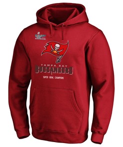 Tampa Bay Buccaneers Super Bowl LVII Champions Special Red Pullover Hoodie