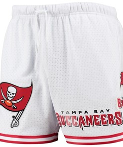 Tampa Bay Buccaneers Team Standard Mesh Shorts - White/Red