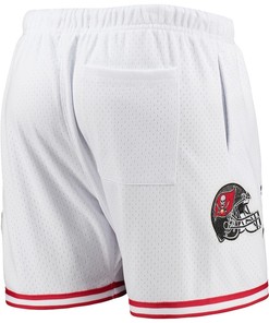 Tampa Bay Buccaneers Team White/Red Mesh Shorts - Men
