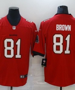 Tampa Bay Buccaneers Tim Brown #81 2020 Nfl Red Jersey Jersey