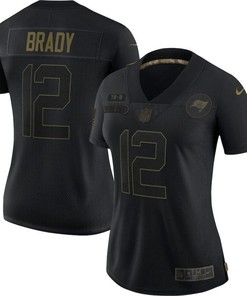 Tampa Bay Buccaneers Tom Brady #12 Nfl 2020 Black Womens Jersey