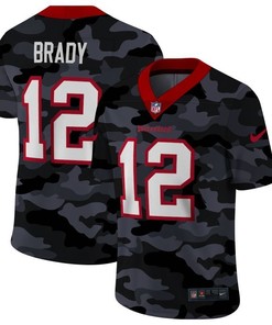 Tampa Bay Buccaneers Tom Brady #12 Nfl 2020 Camo Black Jersey