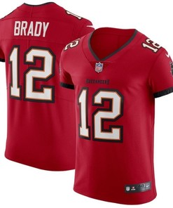 Tampa Bay Buccaneers Tom Brady #12 Nfl 2020 Crimson Red Jersey