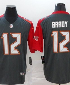 Tampa Bay Buccaneers Tom Brady #12 Nfl 2020 Dark Grey Jersey