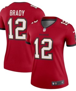 Tampa Bay Buccaneers Tom Brady #12 Nfl 2020 New Arrival Crimson Womens Jersey