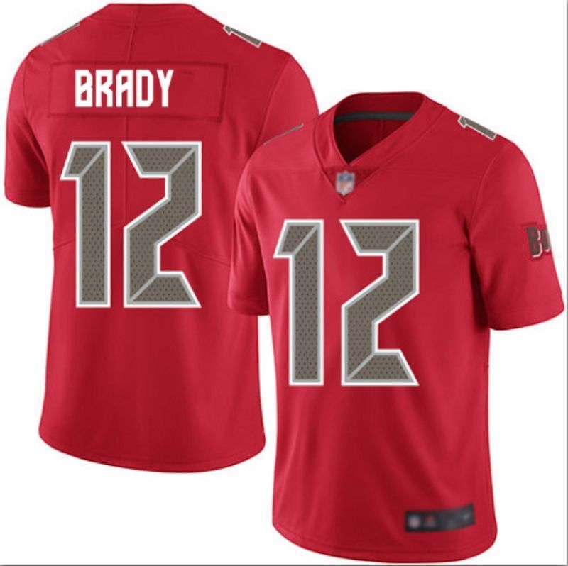 Tampa Bay Buccaneers Tom Brady #12 Nfl 2020 Red Jersey