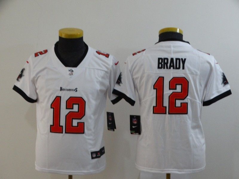 Tampa Bay Buccaneers Tom Brady #12 Nfl 2020 White Jersey