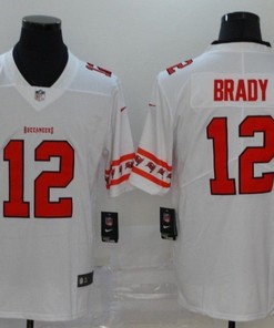 Tampa Bay Buccaneers Tom Brady #12 Nfl 2020 White Jersey