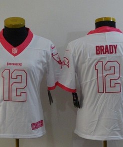 Tampa Bay Buccaneers Tom Brady #12 Nfl 2020 White Womens Jersey