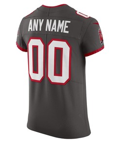 Tampa Bay Buccaneers Vapor Untouchable Elite Custom Alternate Jersey - Pewter