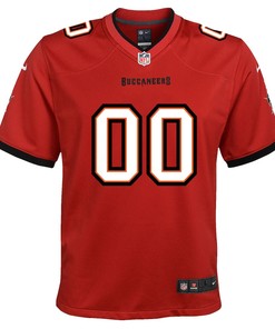 Tampa Bay Buccaneers Youth Custom 00 Game Jersey - Red