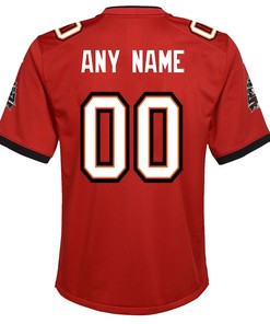 Tampa Bay Buccaneers Youth Custom 00 Game Jersey - Red