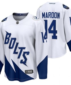 Tampa Bay Lightning 14 Patrick Maroon 2022 Stadium Series White Jersey Jersey