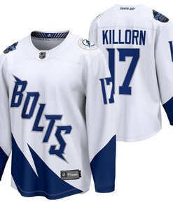 Tampa Bay Lightning 17 Alex Killorn 2022 Stadium Series White Jersey Jersey