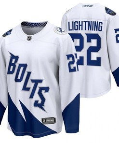 Tampa Bay Lightning 22 2022 Stadium Series White Jersey Jersey