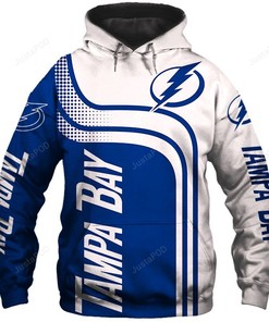 Tampa Bay Lightning 3D Hoodie Zip Hoodie