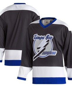 Tampa Bay Lightning Adidas Team Classics Authentic Blank Jersey - Black Nhl