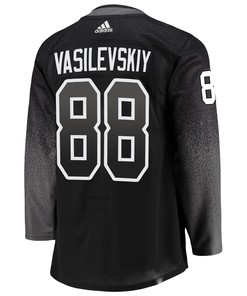 Tampa Bay Lightning Andrei Vasilevskiy 88 Alternate 2022 Stanley Cup Playoffs Breakaway Men Jersey - Black