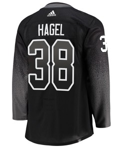 Tampa Bay Lightning Brandon Hagel 38 Alternate 2022 Stanley Cup Playoffs Breakaway Men Jersey - Black