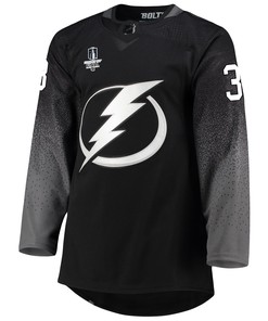 Tampa Bay Lightning Brandon Hagel 38 alternate 2022 Stanley Cup Final Breakaway Men Jersey - black